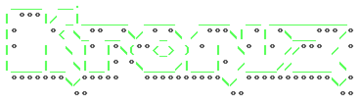 Kronuz, an animated ANSI graffiti banner