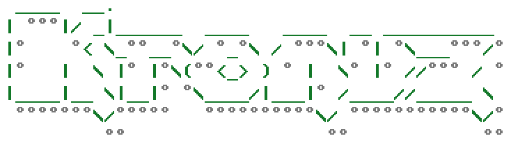 Kronuz, an animated ANSI graffiti banner